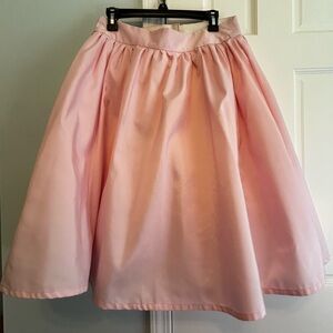 Handmade Princess A Line Pink Skirt with Tulle - Sz M